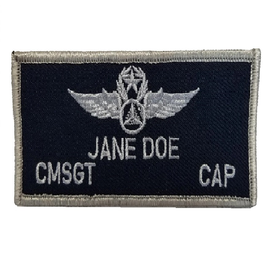 Copy ofCivil Air Patrol Blue Cloth Name Patch - Single Emblem 2