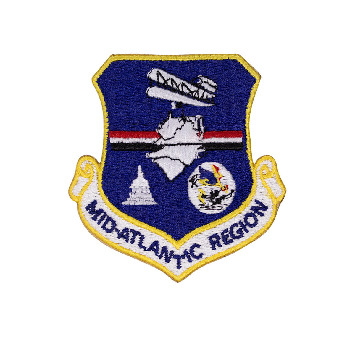 Civil Air Patrol Patch: Mid-Atlantic Region Patch W/Hook