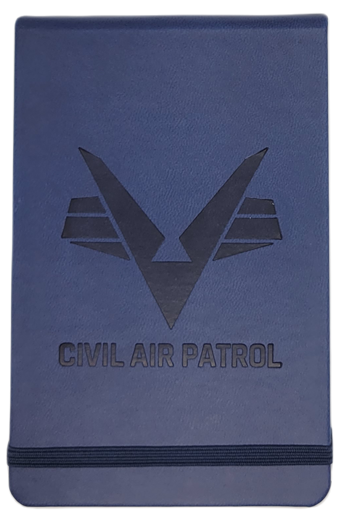 Civil Air Patrol Blue Flip Notebook with Flying V Vanguard Industries