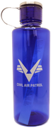 Civil Air Patrol: Flying-V Cable Strap Water Bottle - Plastic 25 FL oz
