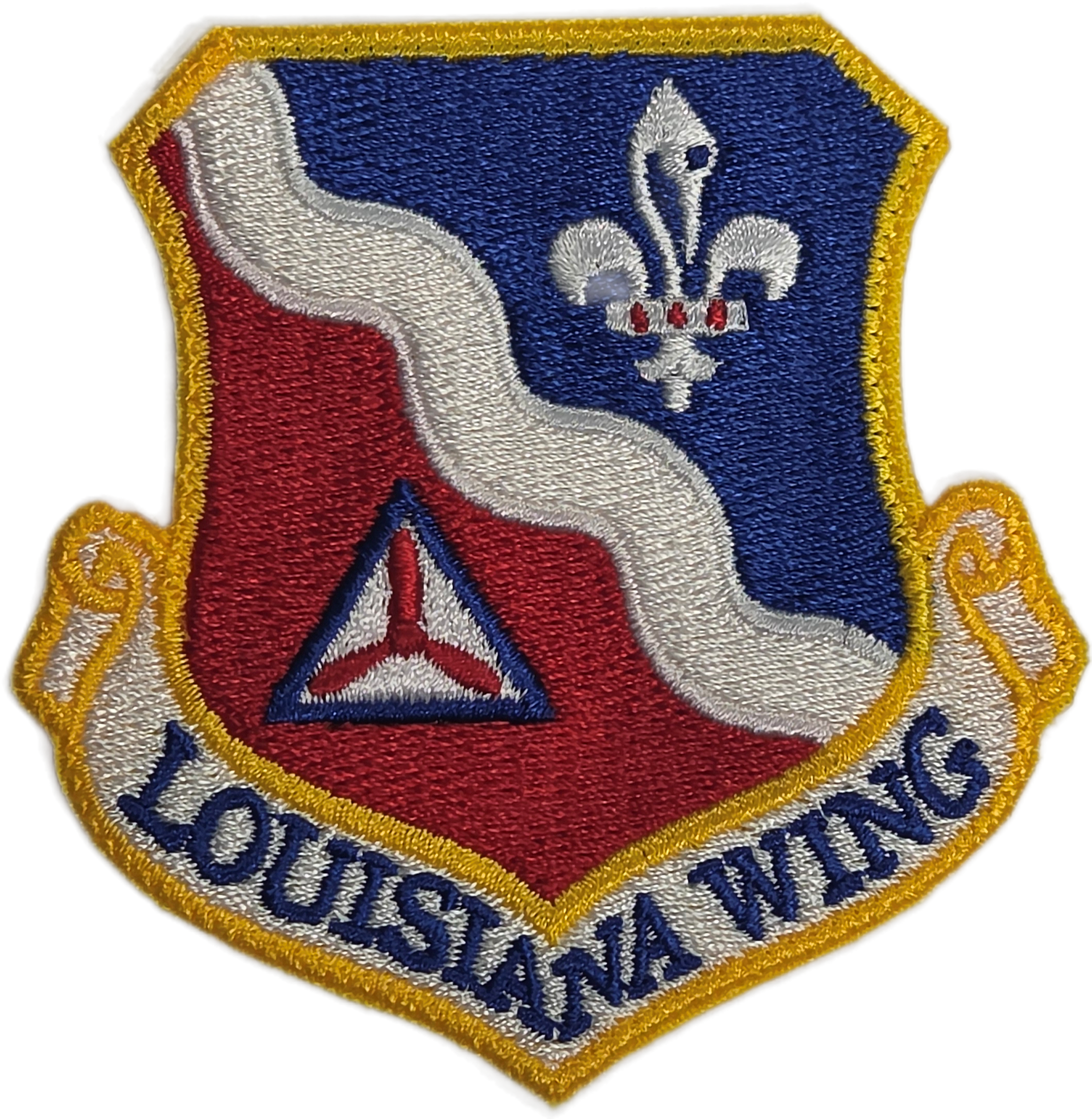 Civil Air Patrol Patch: Louisiana Wing w/ HOOK