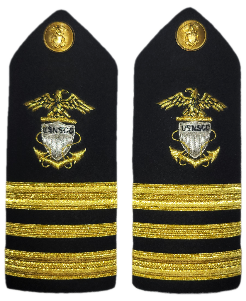 USNSCC - Lieutenant Commander (LCDR) Hard Shoulder Board Male