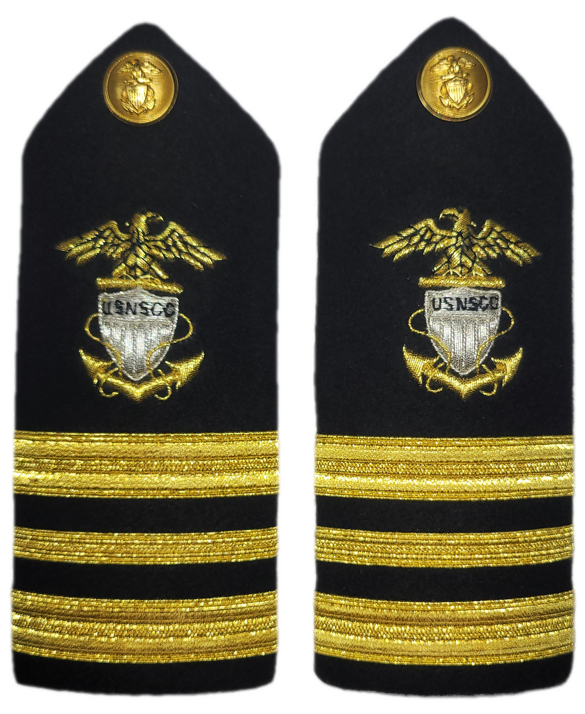 USNSCC - Lieutenant Commander (LCDR) Hard Shoulder Board Male ...