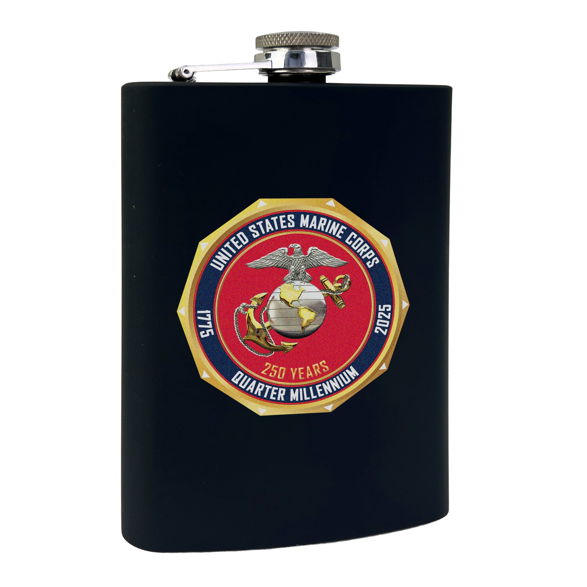 Marine Corps 250th: 8oz Flask