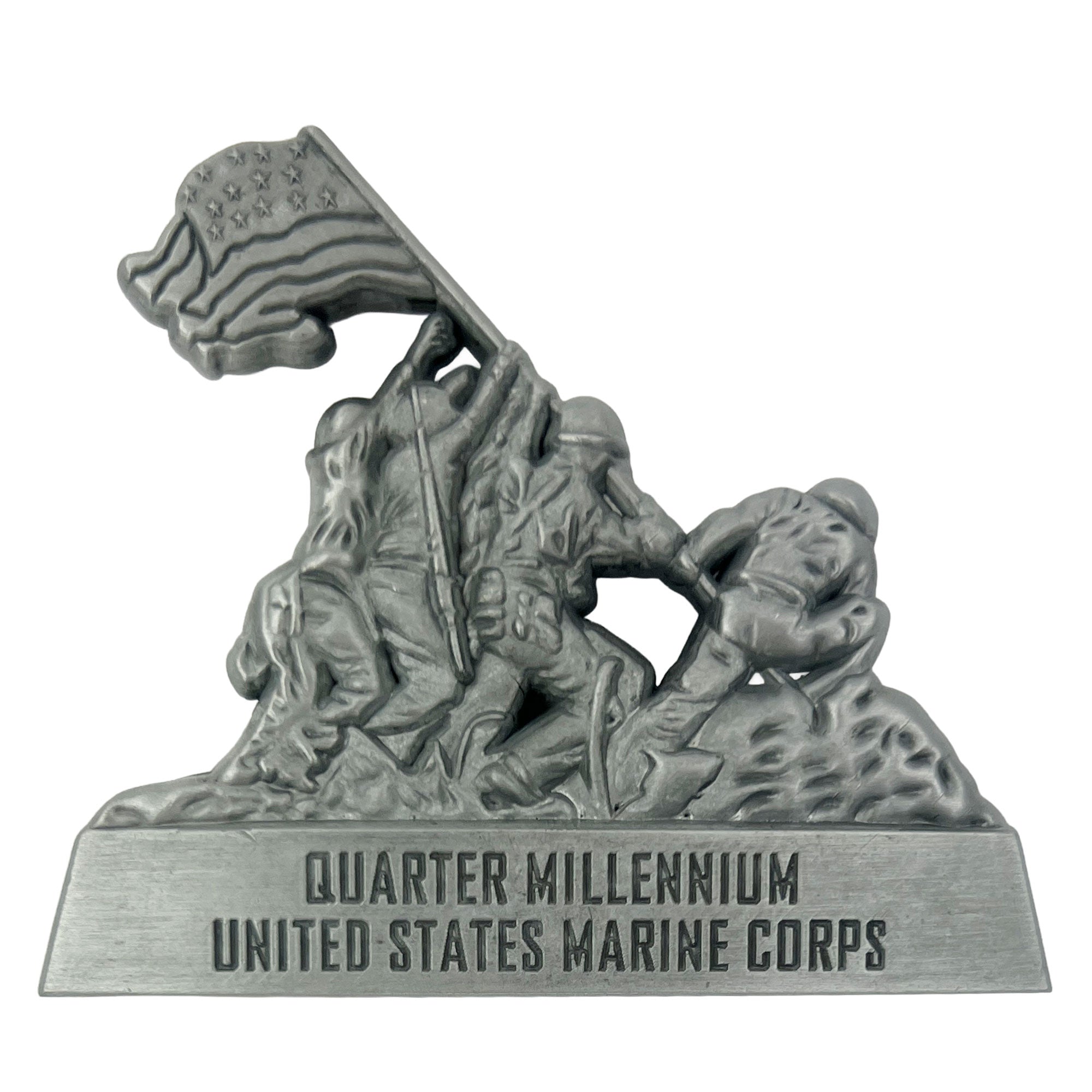 Marine Corps 250th Coin: 3" Iwo Jima Shape
