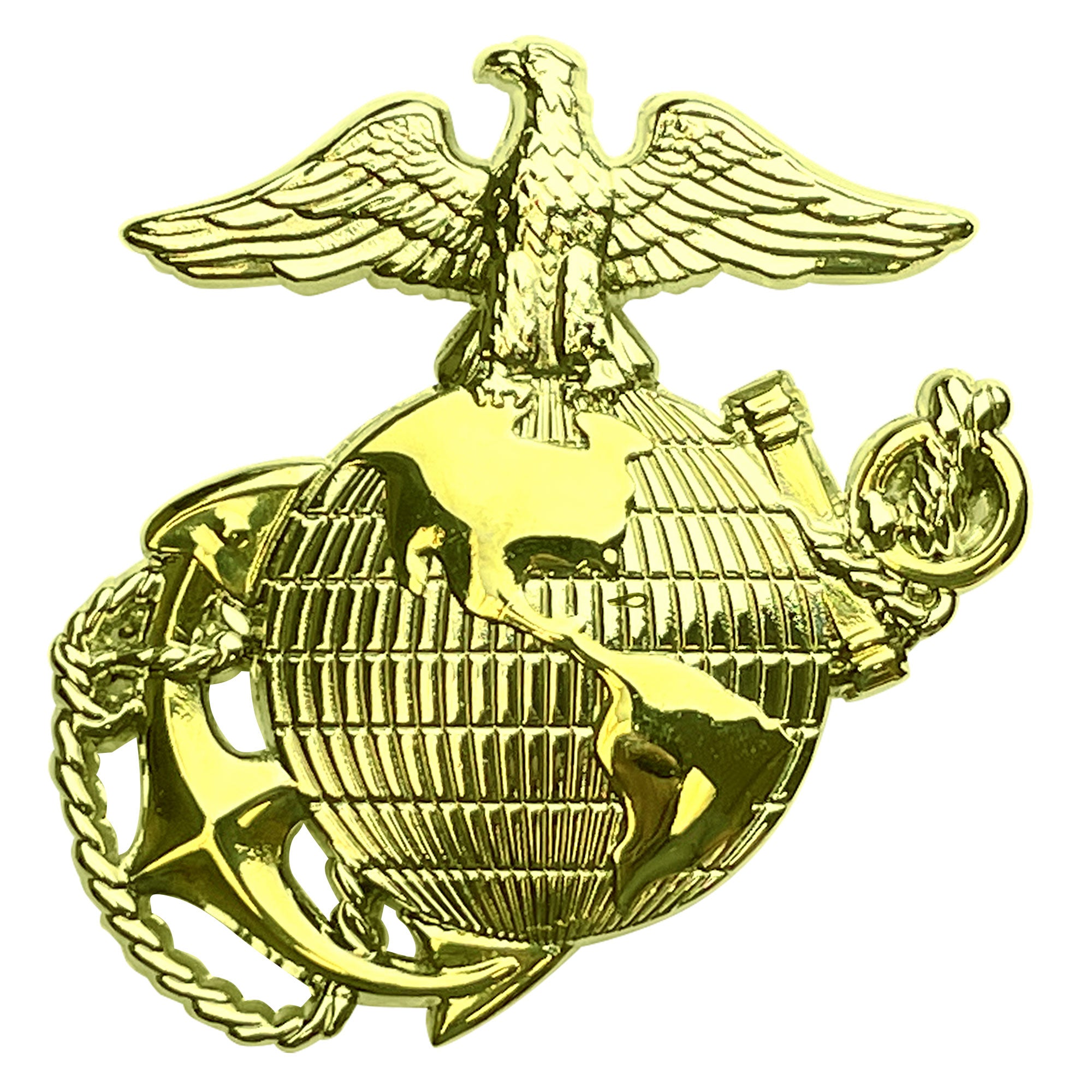 Marine Corps 250th Coin: 3" Eagle Globe and Anchor - Gold