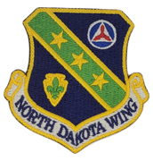 Civil Air Patrol Patch: North Dakota Wing w/ HOOK