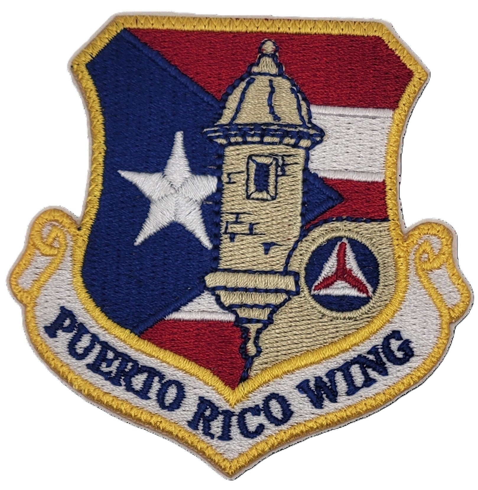 Civil Air Patrol Patch: Puerto Rico Wing w/ HOOK