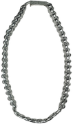 Shoulder Cord: 2723 Interwoven Silver Nylon