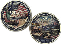 Civil Air Patrol: 250th Birthday 85th Anniversary Coin