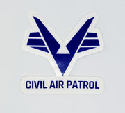 Civil Air Patrol Decal: Flying V Clear Vinyl