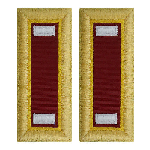 Army Shoulder Strap: First Lieutenant Transportation - female