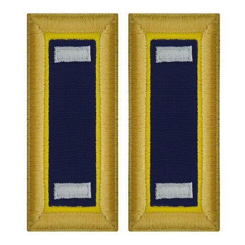 Army Shoulder Strap: First Lieutenant Chemical - female
