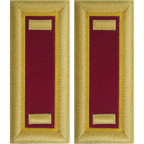 Army Shoulder Strap: Second Lieutenant Ordnance