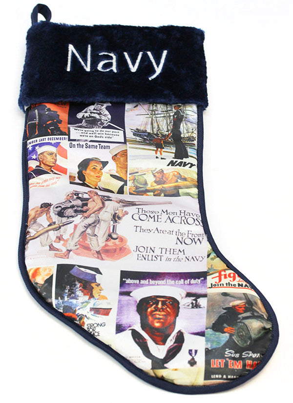 Navy Stocking: Vintage Posters