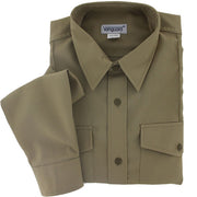 Young Marine's Shirt: Male, Long Sleeve, Tan (Size Large)   **(ALL SALES FINAL)**