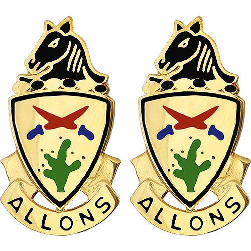 Army Crest: 11th Armored Cavalry - Allons