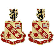 Army Crest: 11th Field Artillery - On Time