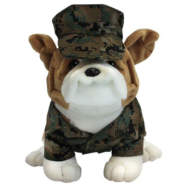 Marine Corps Chesty Bulldog in Woodland Marpat with Cover 13