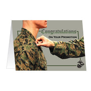 Marine Corps Greeting Card - Promotion