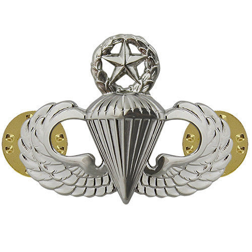 Air Force Badge: Parachutist: Master - midsize