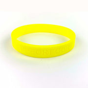 Bracelet: Yellow Silicone - 