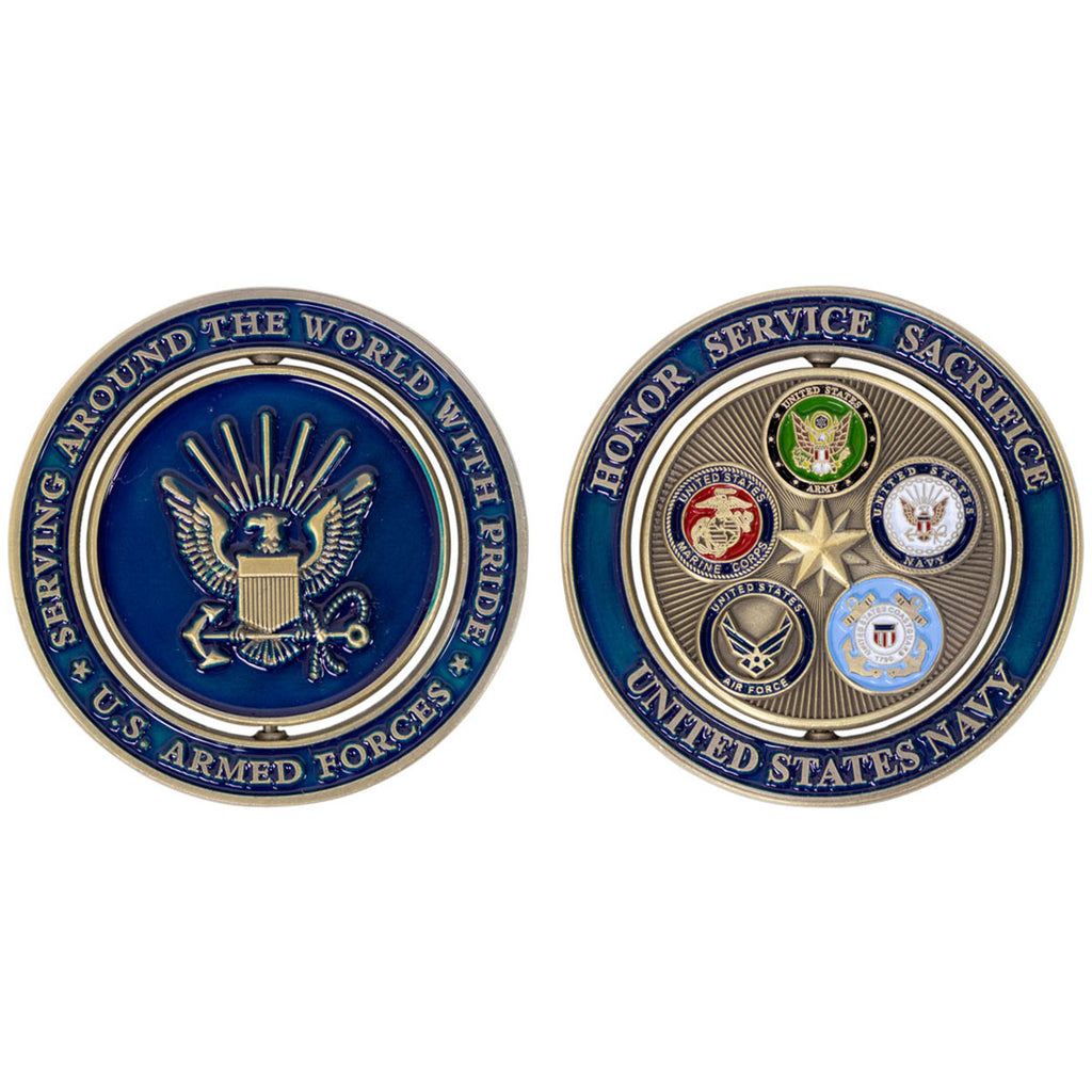 Coin: Navy Proud Military Family