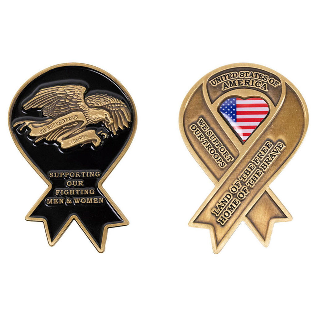 Coin: Yellow Ribbon Support Our Troops