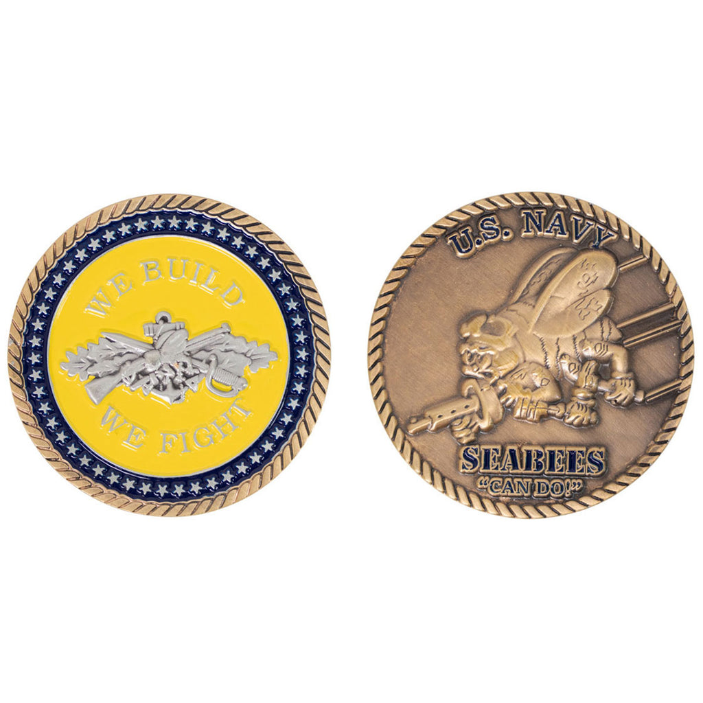 Coin: Navy Seabee Round