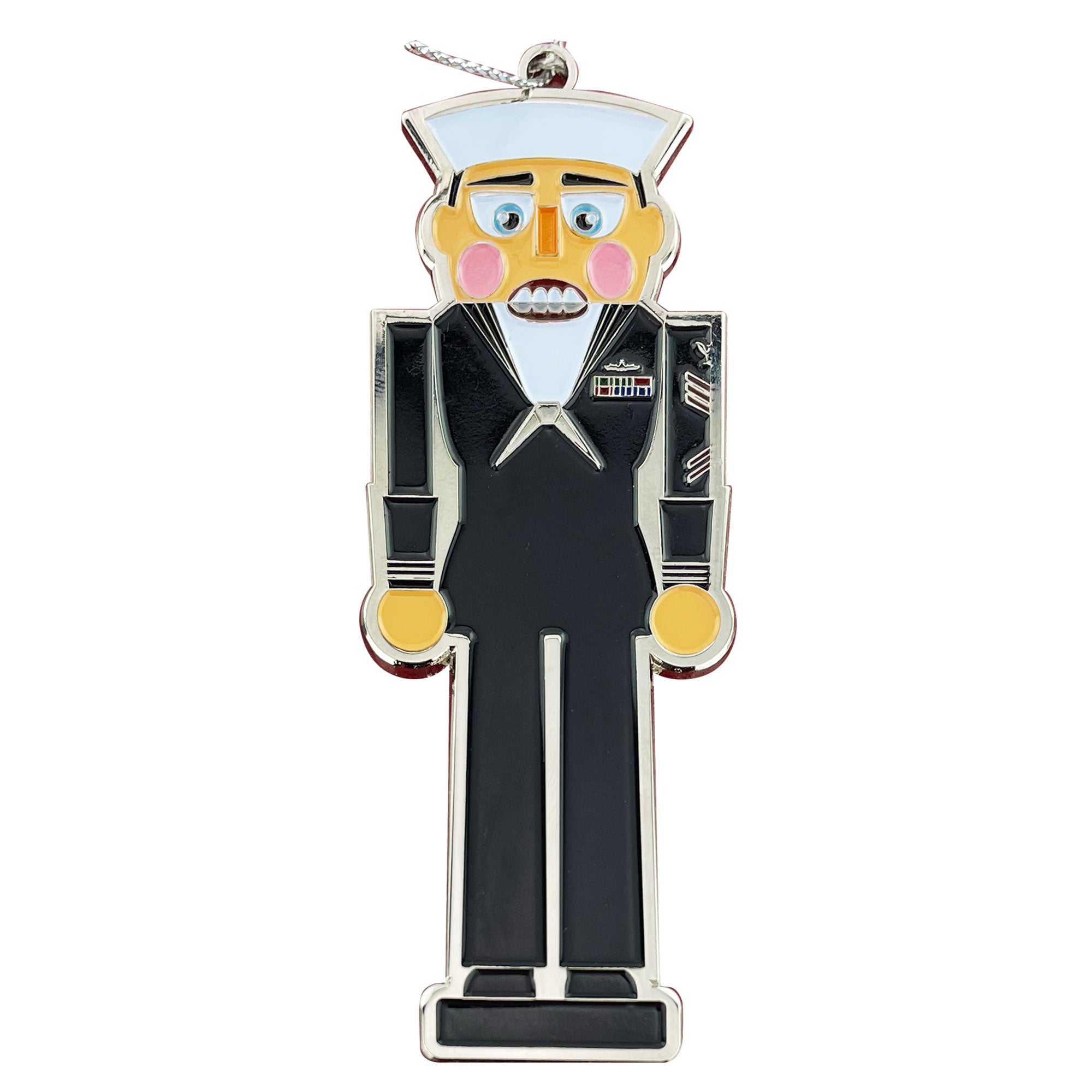 Navy Nutcracker 4" Metal Enlisted