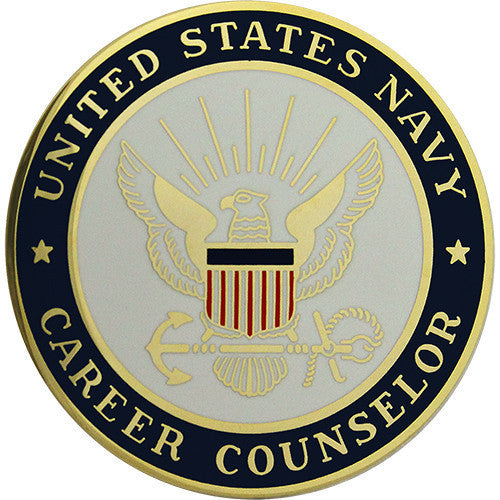 Navy Breast Badge: Career Counselor - regulation size