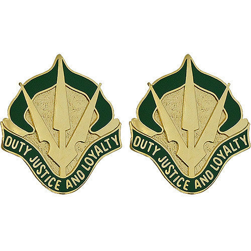 Army Crest: 15th Military Police Brigade - Duty Justice and Loyalty