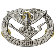 Army Badge: Career Counselor - miniature, mirror finish