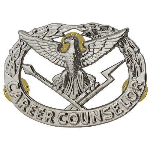 Army Badge: Career Counselor - regulation size, mirror finish