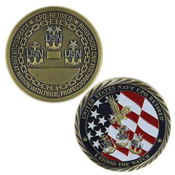 Navy Coin: 1-3/4