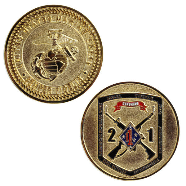Coin: Marine Corps 2nd Battalion 1st Marines