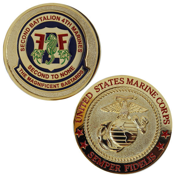 Coin: Marine Corps 2nd Battalion 4th Marines