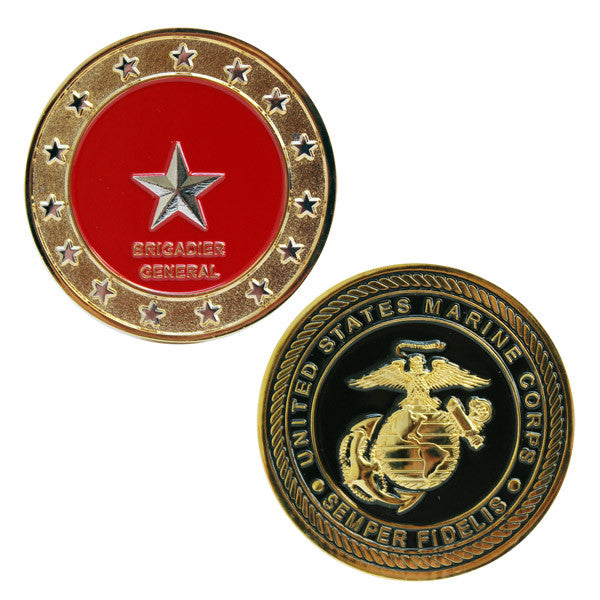 Marine Corps Coin: Brigadier General