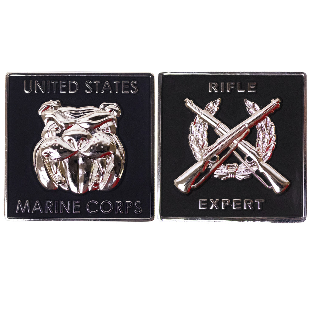 Marine Corps Coin: Rifle Expert 1.75