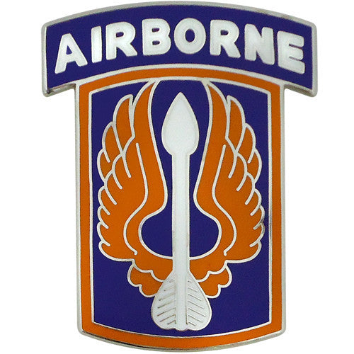Army Combat Service Identification Badge (CSIB): 18th Aviation Brigade with Tab