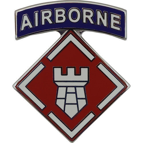 Army Combat Service Identification Badge (CSIB): 20th Engineer with Tab Brigade