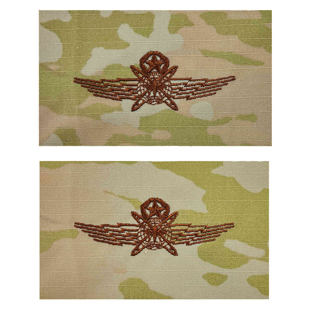 Air Force Embroidered Badge: Cyberspace Operator: Master - embroidered on OCP