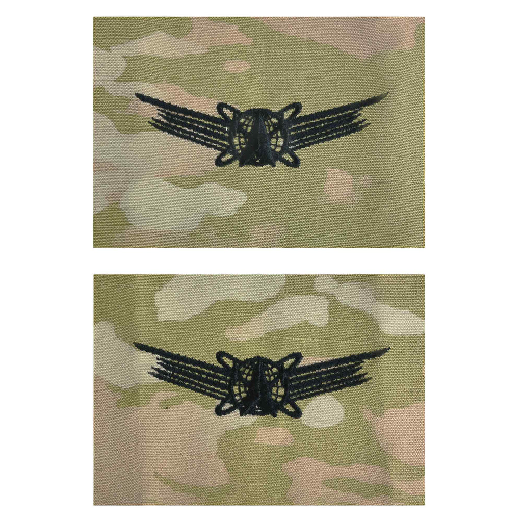 Army Embroidered Badge on OCP Sew On: Space - Basic