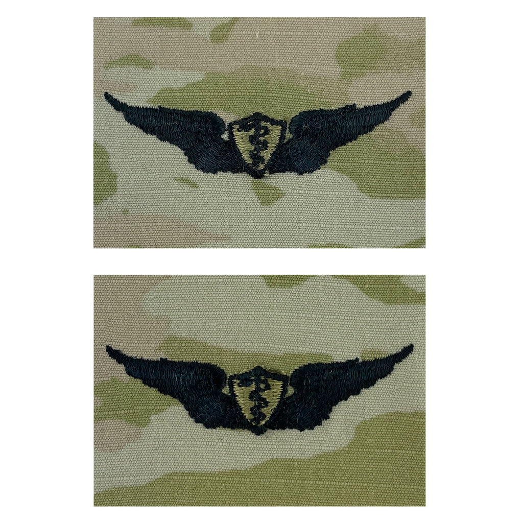 Army Embroidered Badge on OCP Sew On: Flight Surgeon - Basic