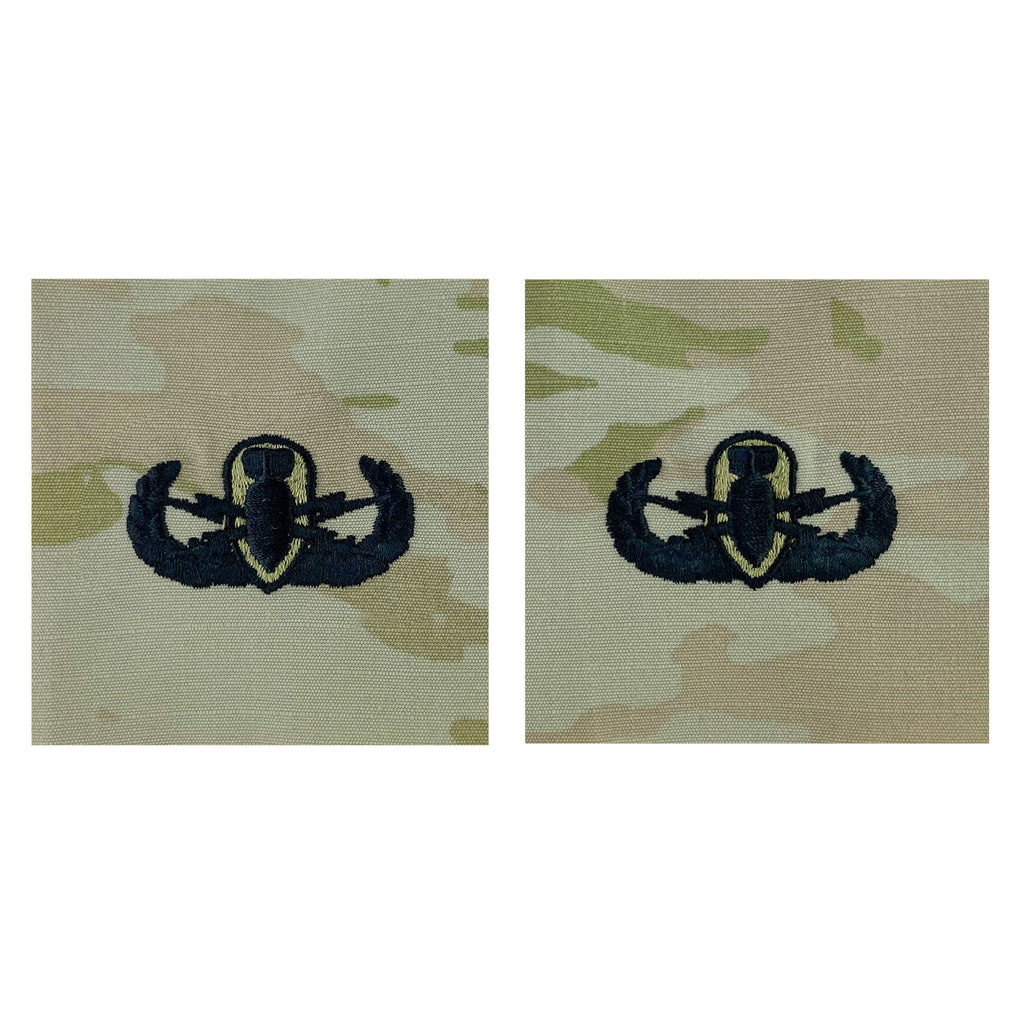 Army Embroidered Badge on OCP Sew On: Explosive Ordnance Disposal - Basic