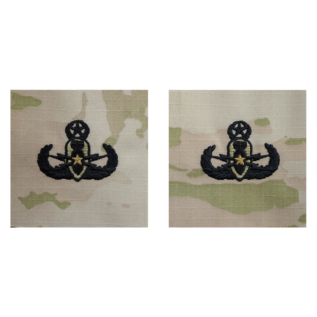 Army Embroidered Badge on OCP Sew On: Explosive Ordnance Disposal - Master