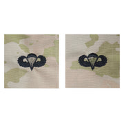 Army Embroidered Badge on OCP Sew On: Parachutist - Basic