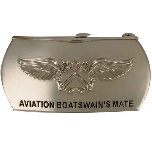 USN Enlisted Aviation Boatswains Mate AB Specialty Belt Buckle
