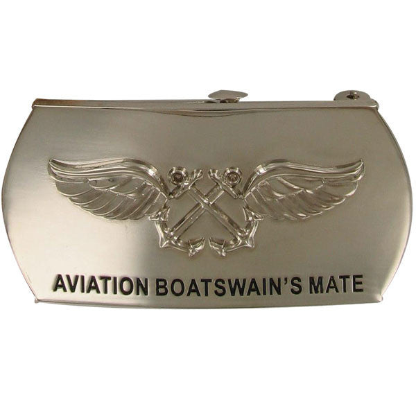 Navy Enlisted Specialty Belt Buckle: Aviation Boatswain's Mate: AB