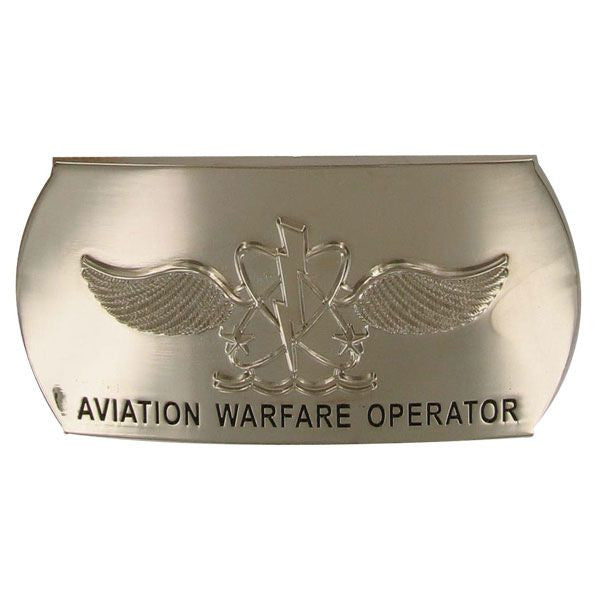 Navy Enlisted Specialty Belt Buckle: Naval Aircrewman: AW